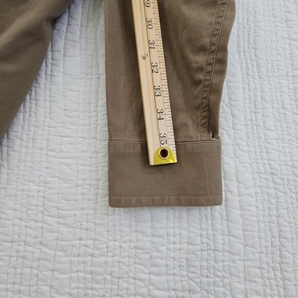 Banana Republic Heavy Twill Shirt Men's XXL Button Up Brown 2 Pockets EUC LN - Picture 13 of 15
